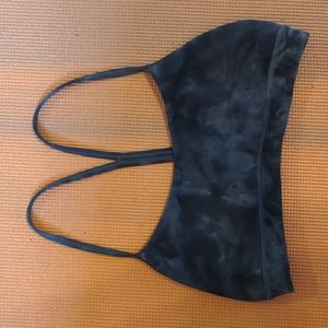 Lululemon flow y bra nulu diamond dye tie dye size 6